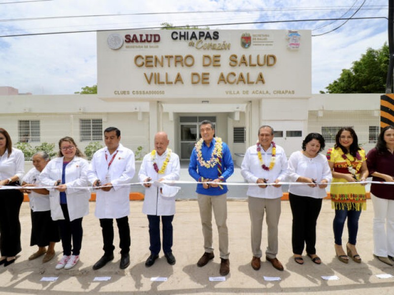 Inauguran reconversión de Centro de Salud en Villa de Acala