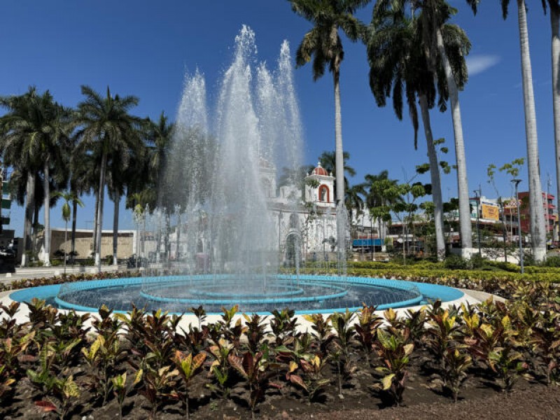 Inauguran remodelación de Parque Central en Tapachula