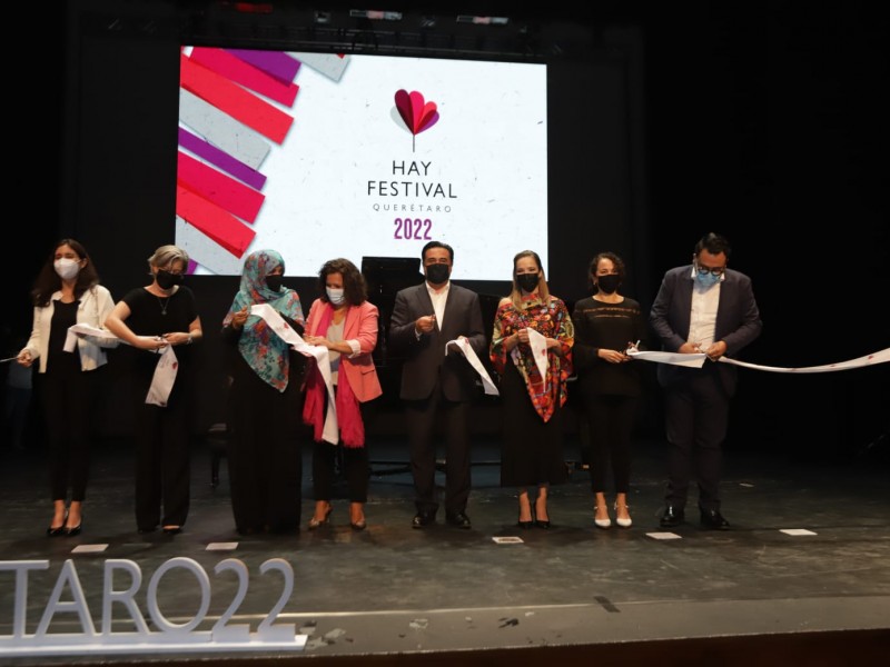 Inauguran séptima edición del Hay Festival Querétaro 2022