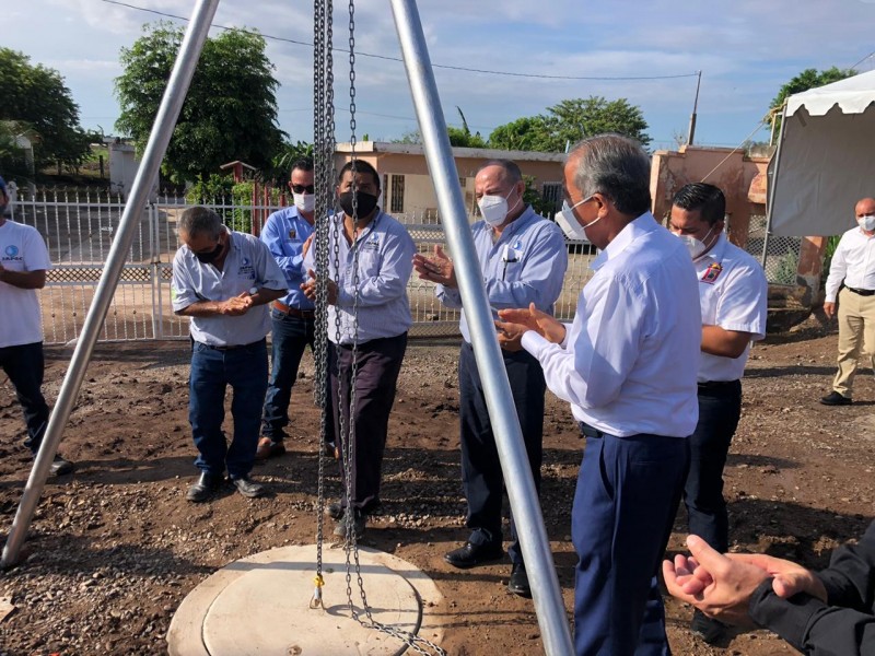 Inauguran sistema multiple de alcantarillado en 3 comunidades de Culiacancito