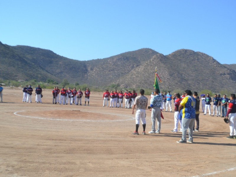 Inauguran Torneo Municipal de Beisbol Veteranos en Empalme