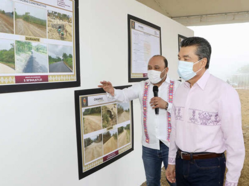 Inauguran tramo carretero en San Fernando