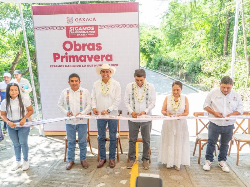 Inauguran tramo Hacienda Vieja–Todos Santos en Huatulco
