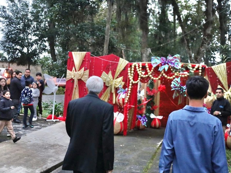Inauguran Villa Navideña en el Seminario Menor