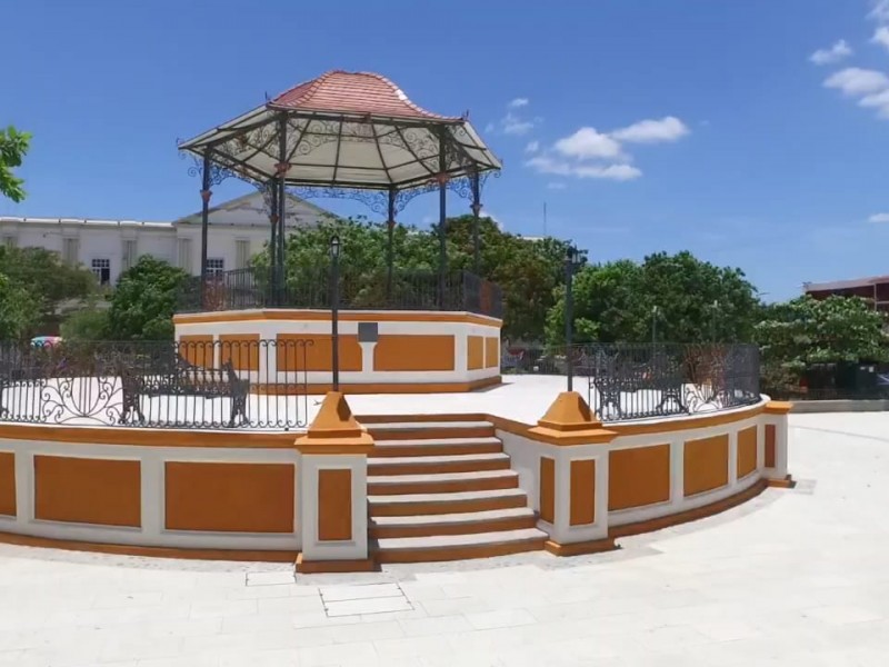 Inaugurarán parque central de Tehuantepec la siguiente semana