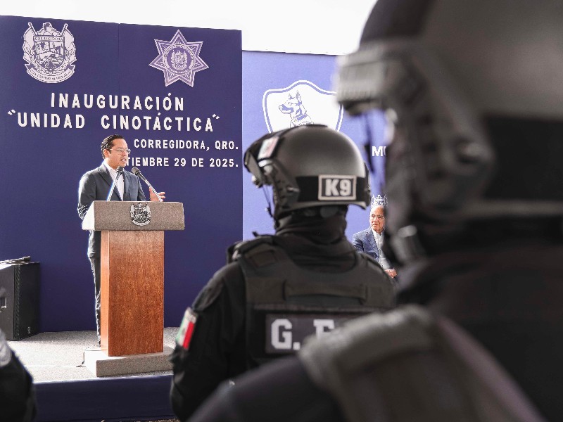 Inauguraron en Corregidora nuevo edificio cinotáctico para K9