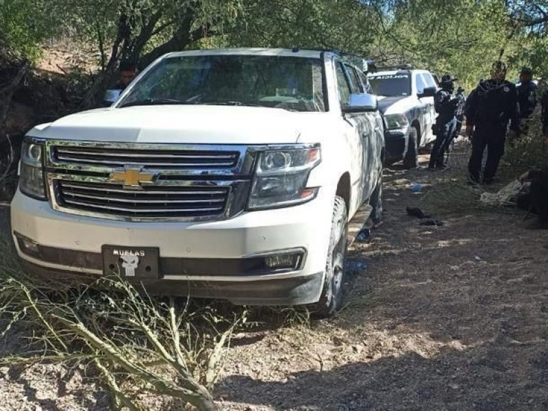 Incauta Mesa Estatal de Seguridad vehículo blindado y ametralladoras