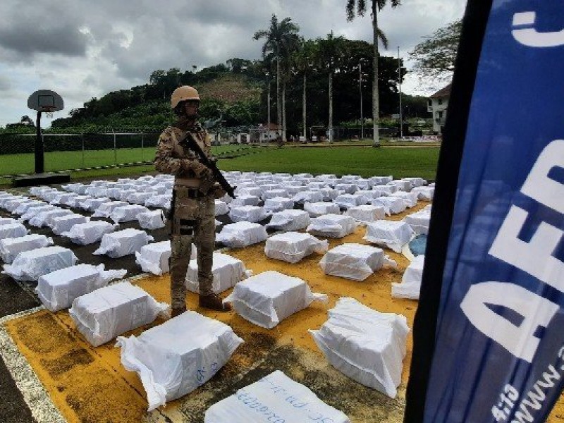 Incautan en Panamá 3,5 toneladas de droga, destino: Holanda