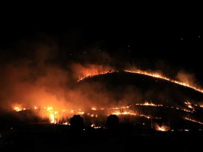 Incendian 2 hectáreas del cerro de la Bufa
