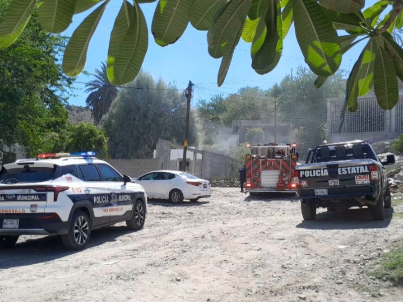 Incendian casa en la 5 de Mayo
