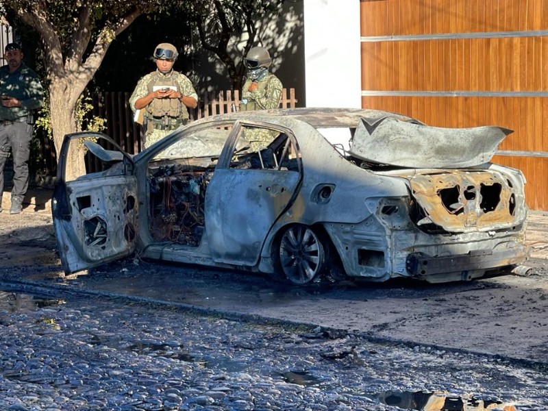 Incendio de automóvil provoca movilización en la colonia Las Quintas ...