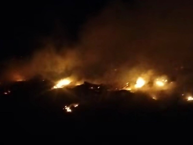 Incendio de basurero en Las Cuevas fue por quemas de indigentes