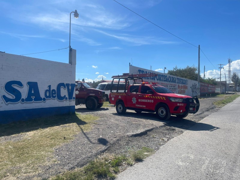 Incendio de maleza genera movilidad de bomberos