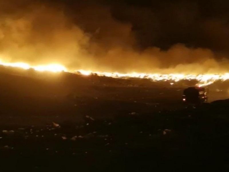 Incendio del relleno sanitario ¿provocado?