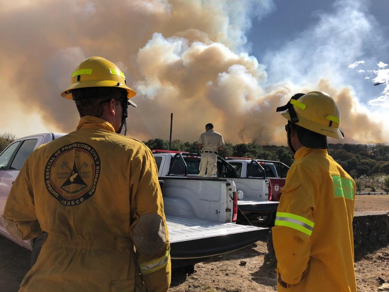 Incendio en bosque de La Primavera