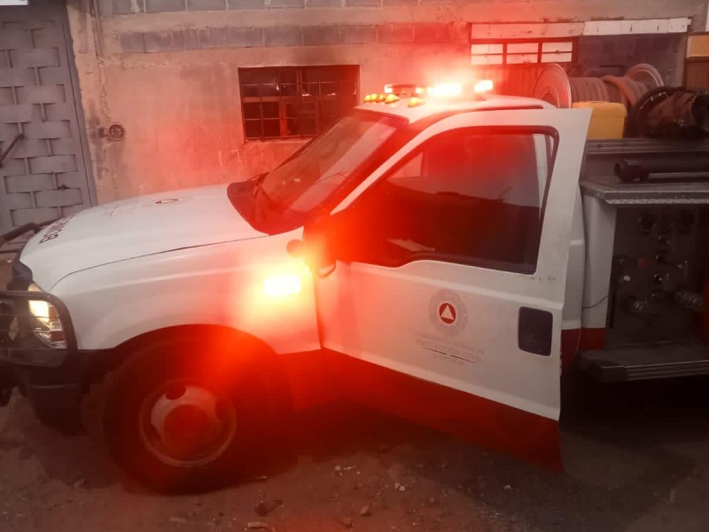 Incendio en casa habitación en la capital