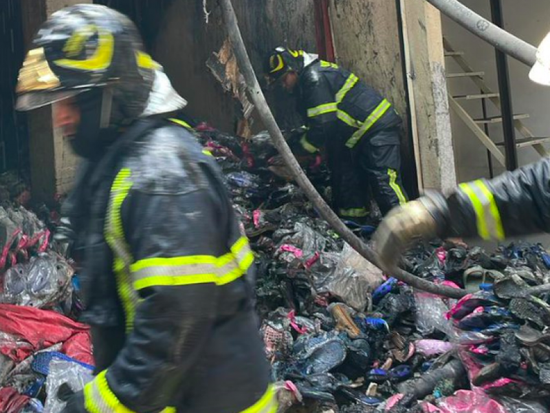 Incendio en Centro Histórico de la CDMX