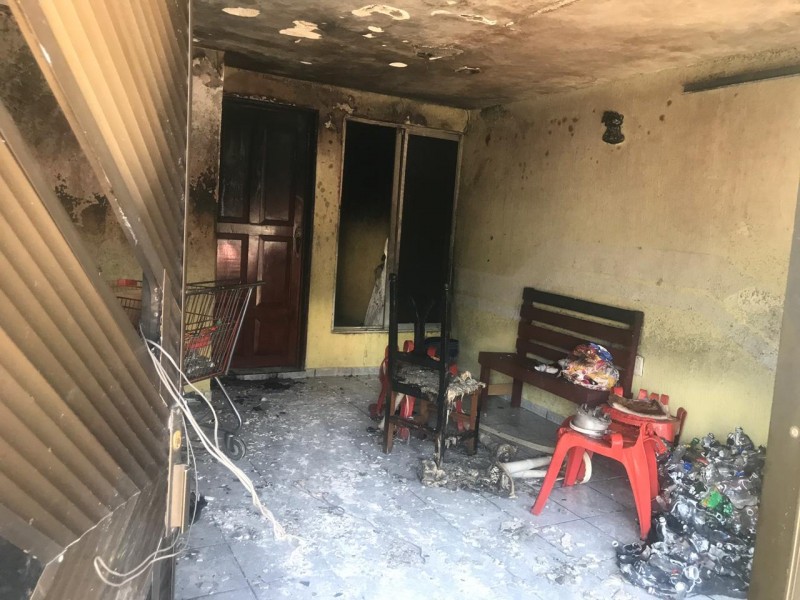 Incendio en Chivería deja 3 lesionados