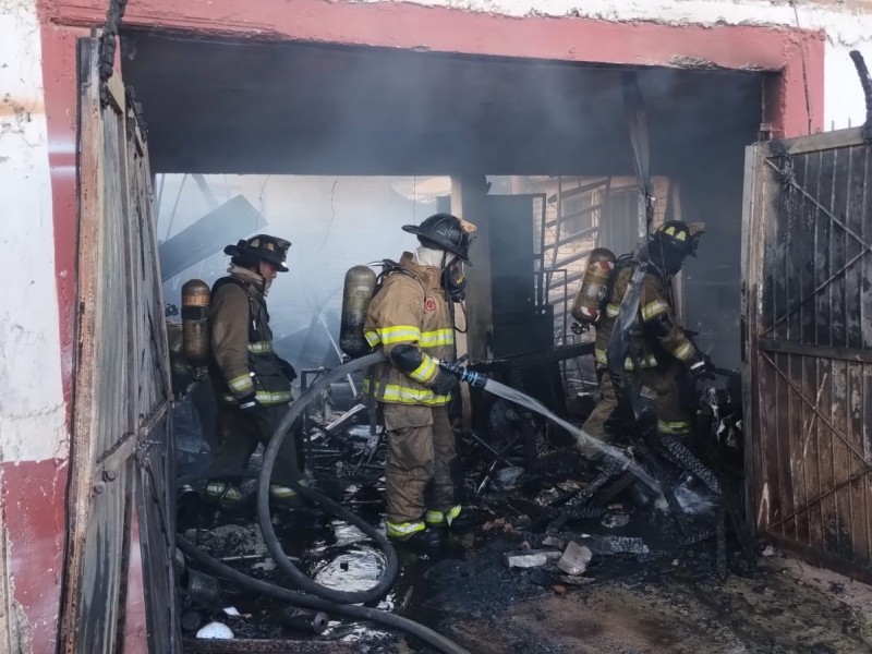 Incendio en colonia Francisco Sarabia