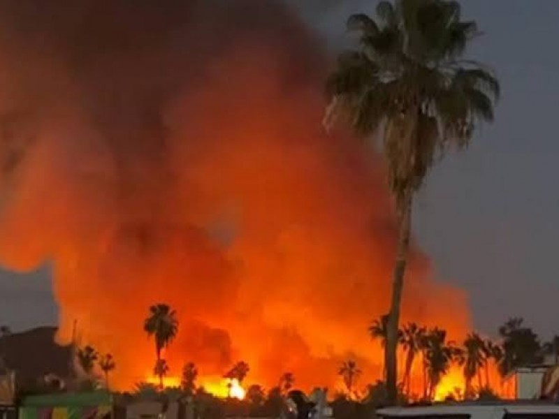 Incendio en estero de San José advierte riesgos de temporada