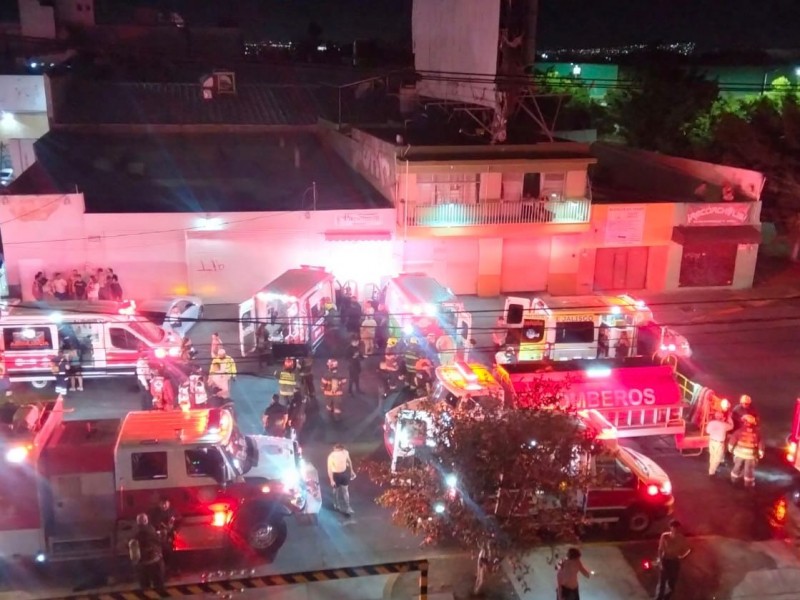 Incendio en gimnasio dejó 12 intoxicados