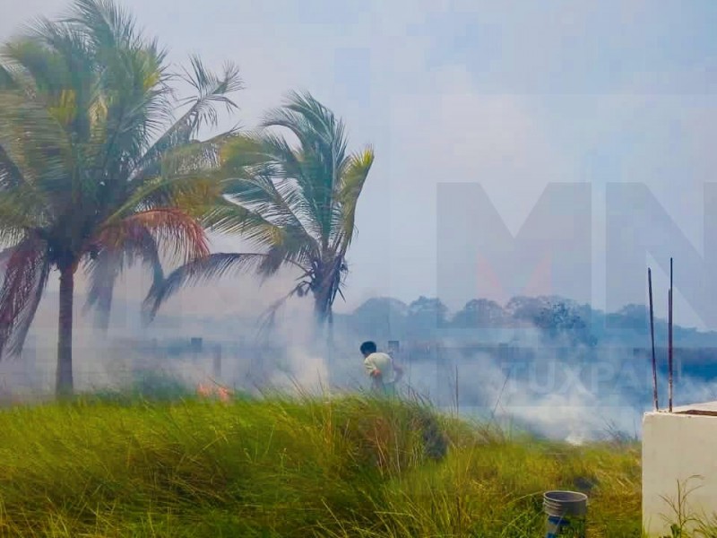 Incendio en la Emiliano Zapata