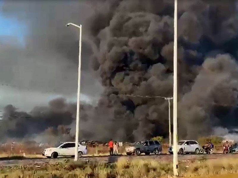 Incendio en la pensión de grúas, La Costerita Culiacán