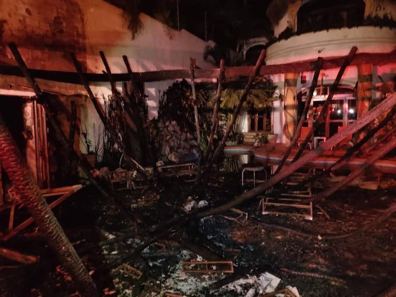 Incendio en Sayulita deja cuantiosos daños materiales