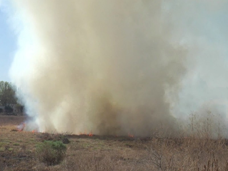 Incendio en Sierra de Lobos