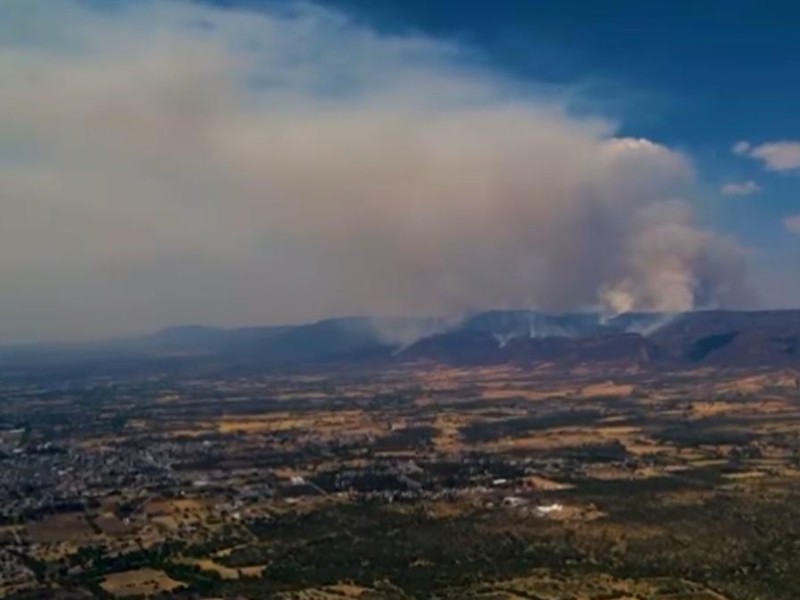 Incendio en Sierra de Morones sofocado al 60 por ciento