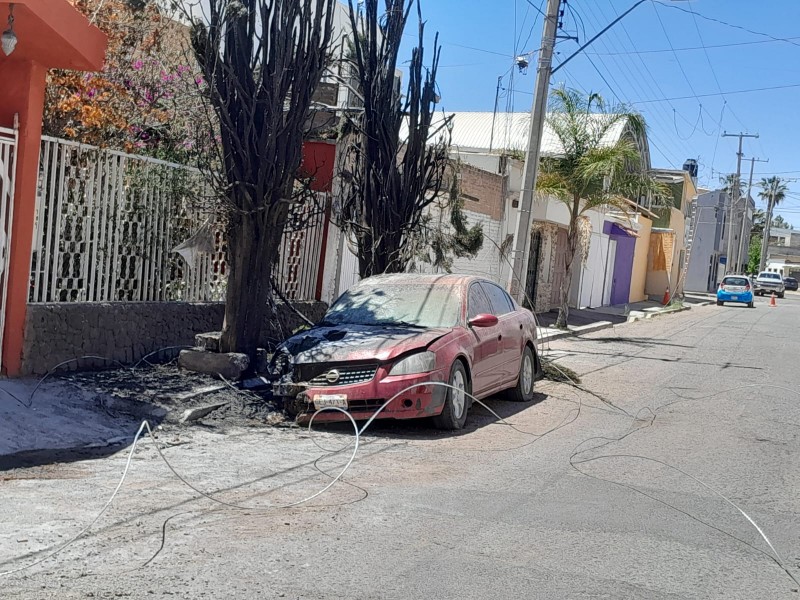 Incendio en valle del sur dejo sin luz a vecinos