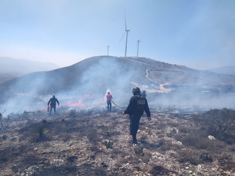 Incendio forestal en La Herradura de Azumbilla