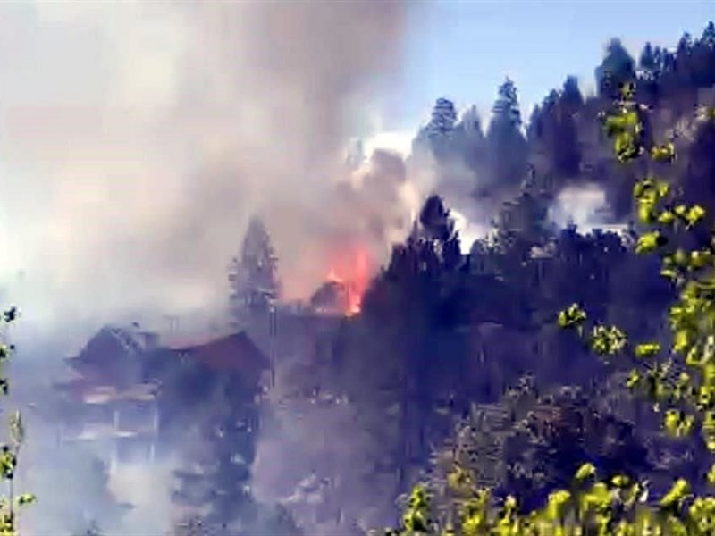 Incendio forestal en Monterreal ya está controlado al 70%