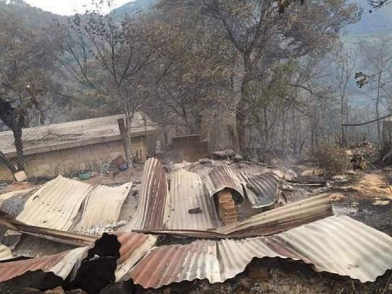 Incendio forestal en Pinal de Amoles afecta 70 has