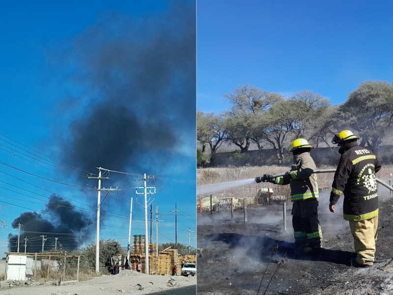 Incendio provoca fuerte contaminación perceptible en distintas zonas