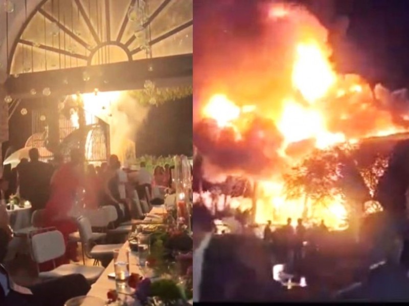 Incendio termina con boda en San Miguel de Allende, Guanajuato