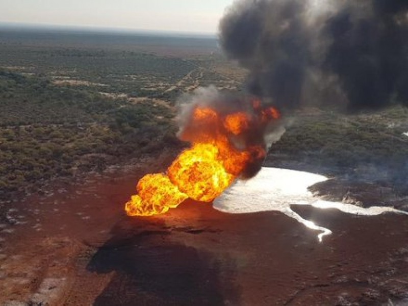 Incendio tras explosión en gasoducto de China, NL