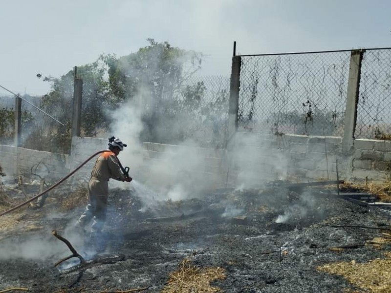 Incendios de pastizal persisten en la capital del estado
