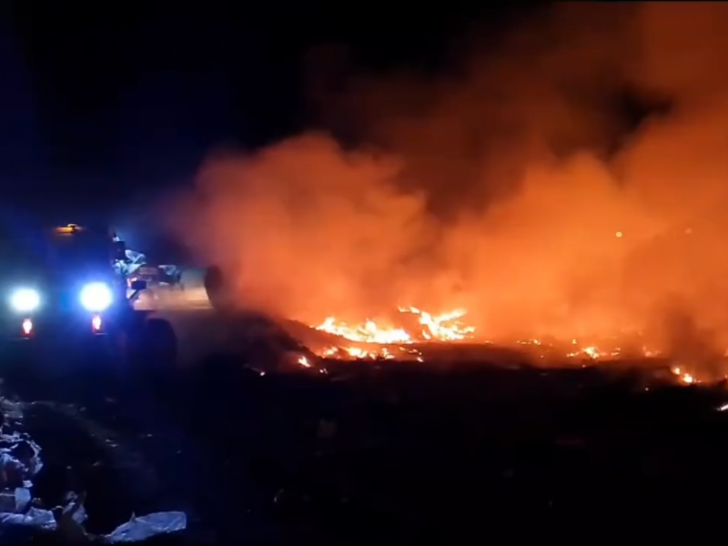 Incendios en dos basureros del Estado durante la semana