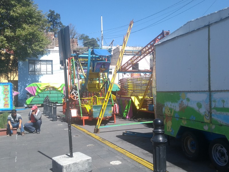 Inconformes por feria del Carmen en Toluca