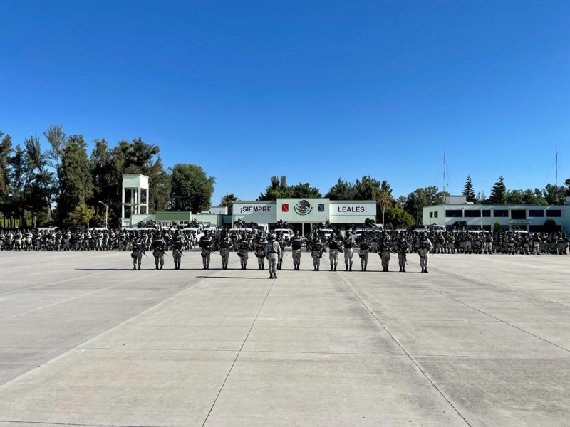 Incorporan a 500 elementos al Ejército Mexicano para reforzar Jalisco