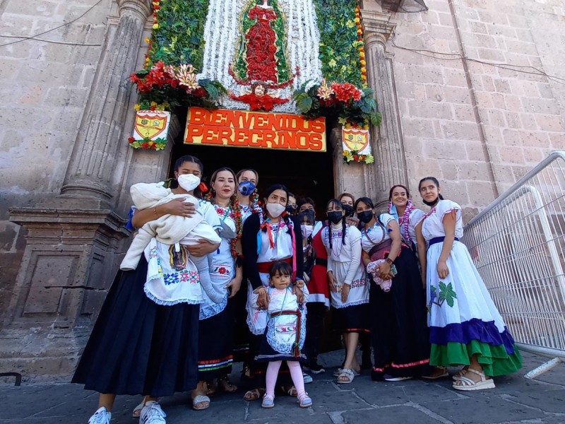 Incrementa arribo de peregrinos al Santuario Guadalupano en Morelia