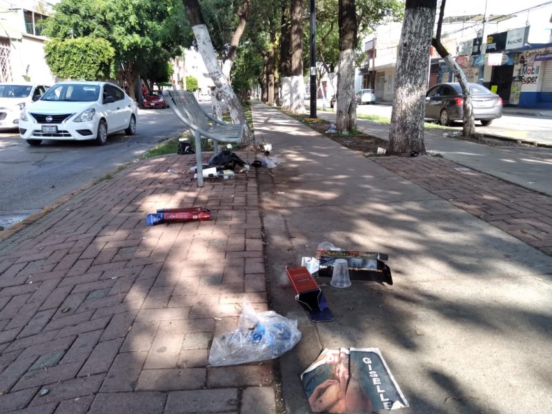 Incrementa basura en la colonia el Refugio