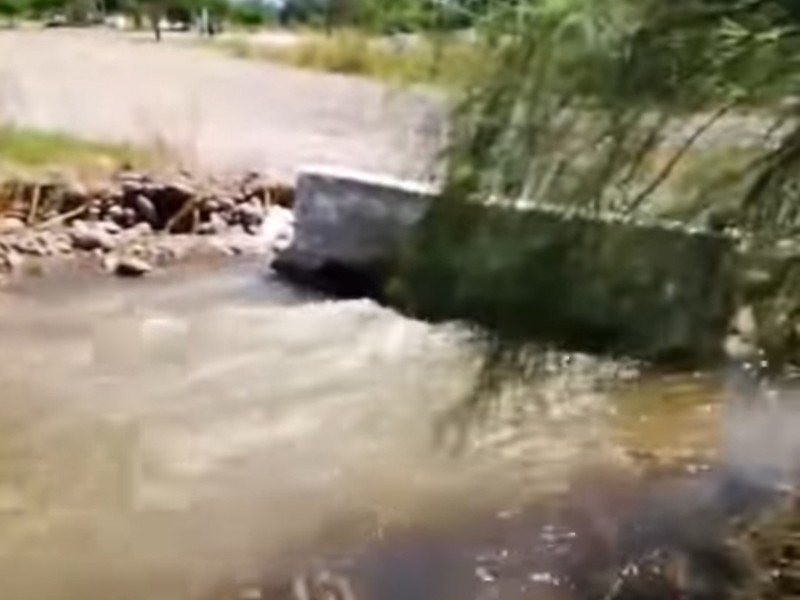Incrementa caudal del río mayo tras lluvias en su cuenca