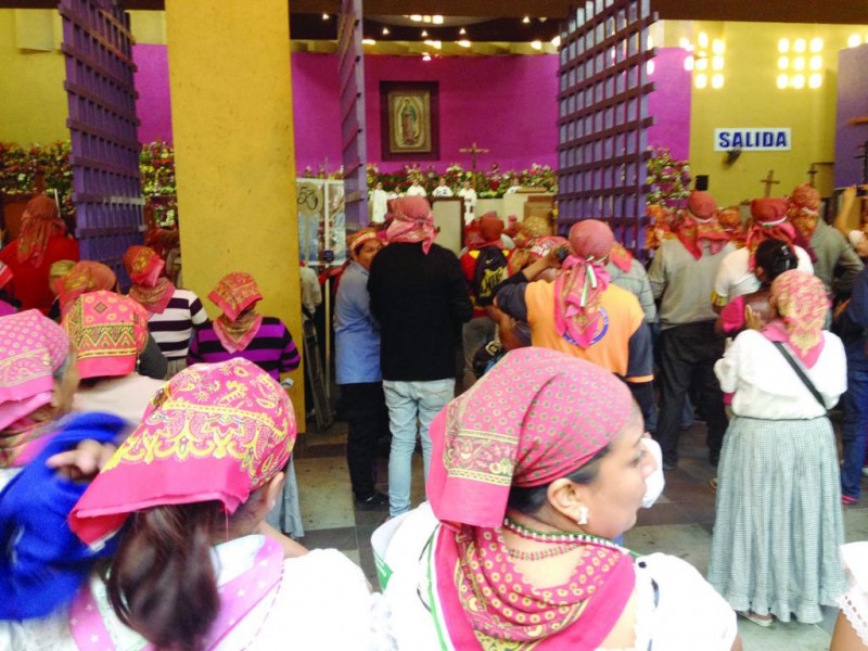 Incrementa número de feligreses a la parroquia guadalupana