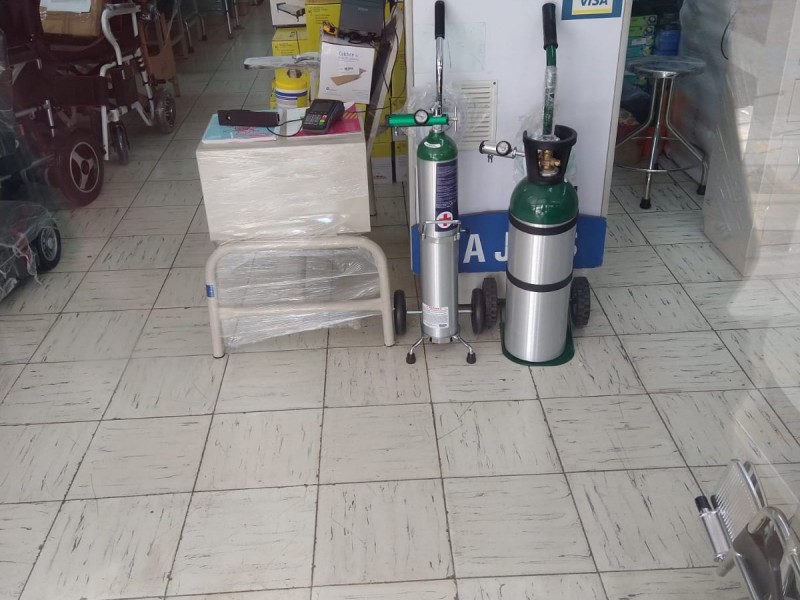 Incrementa venta de tanques de oxígeno en Morelia