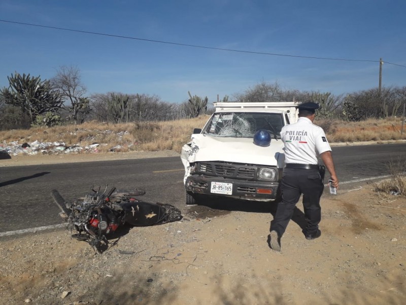 Incrementan accidentes con motocicletas particulares