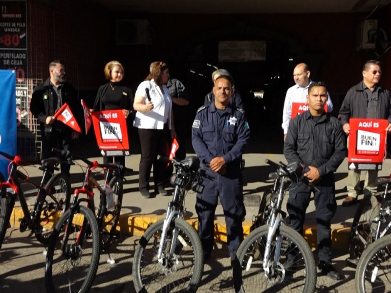 Incrementan bicicletas para rondines de policías este buen fin