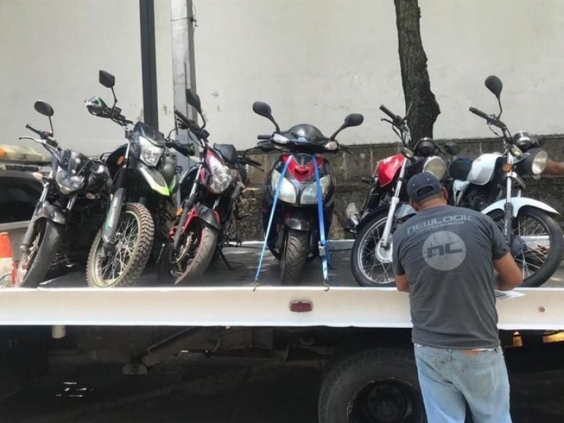 Incrementan las motos decomisadas en Cajeme