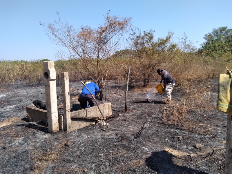 Incrementan reportes de incendios en Salina Cruz